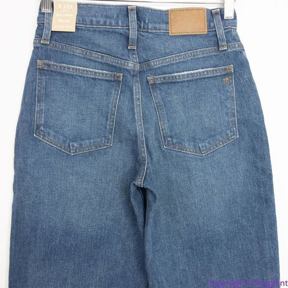 NEW Madewell Petite Balloon Jeans in Ellisboro Wash, P25 - Picture 6 of 16
